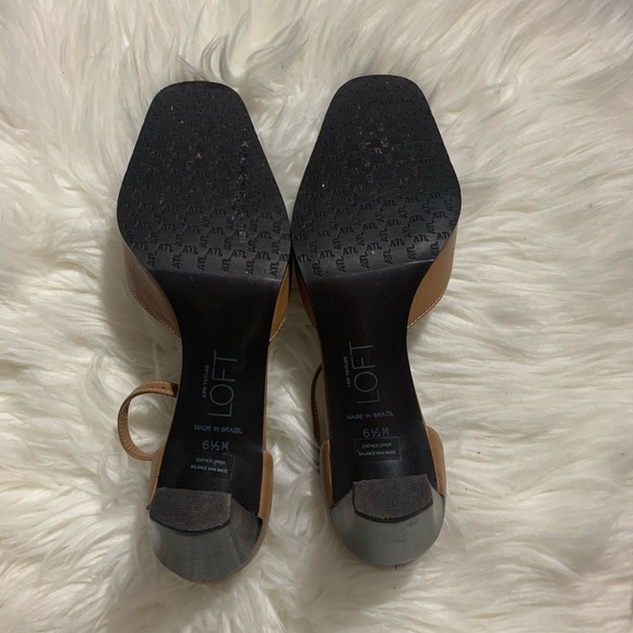 Ann Taylor Loft d’orsay Strappy Pumps Size 6 1/2 M - Picture 4 of 5